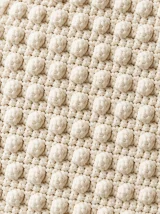 Bobble Crop Top, close-up of the stitch