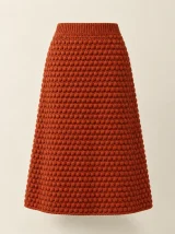 Bobble Midi Skirt, back or side view