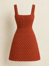 Bobble Mini Dress, back or side view