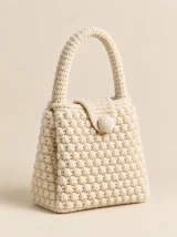 Bobble Top-Handle Bag, back or side view
