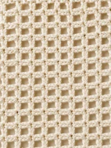 Mesh Hair Scarf, close-up of the stitch