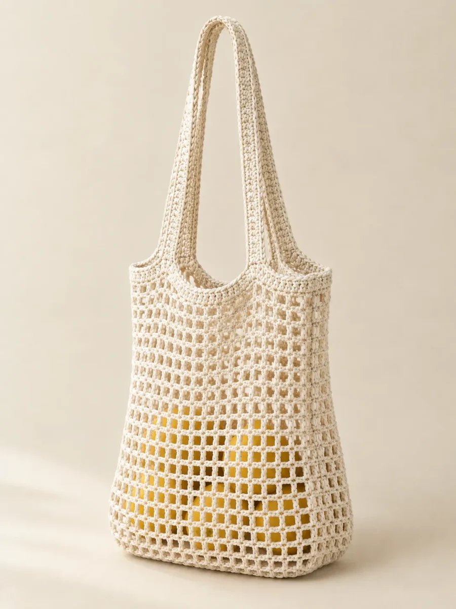 Mesh Market Bag, back or side view
