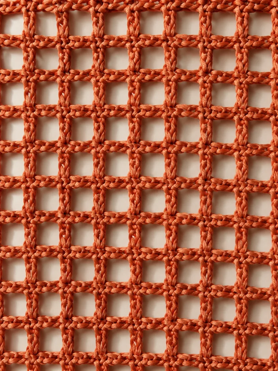 Mesh Mini Dress, close-up of the stitch
