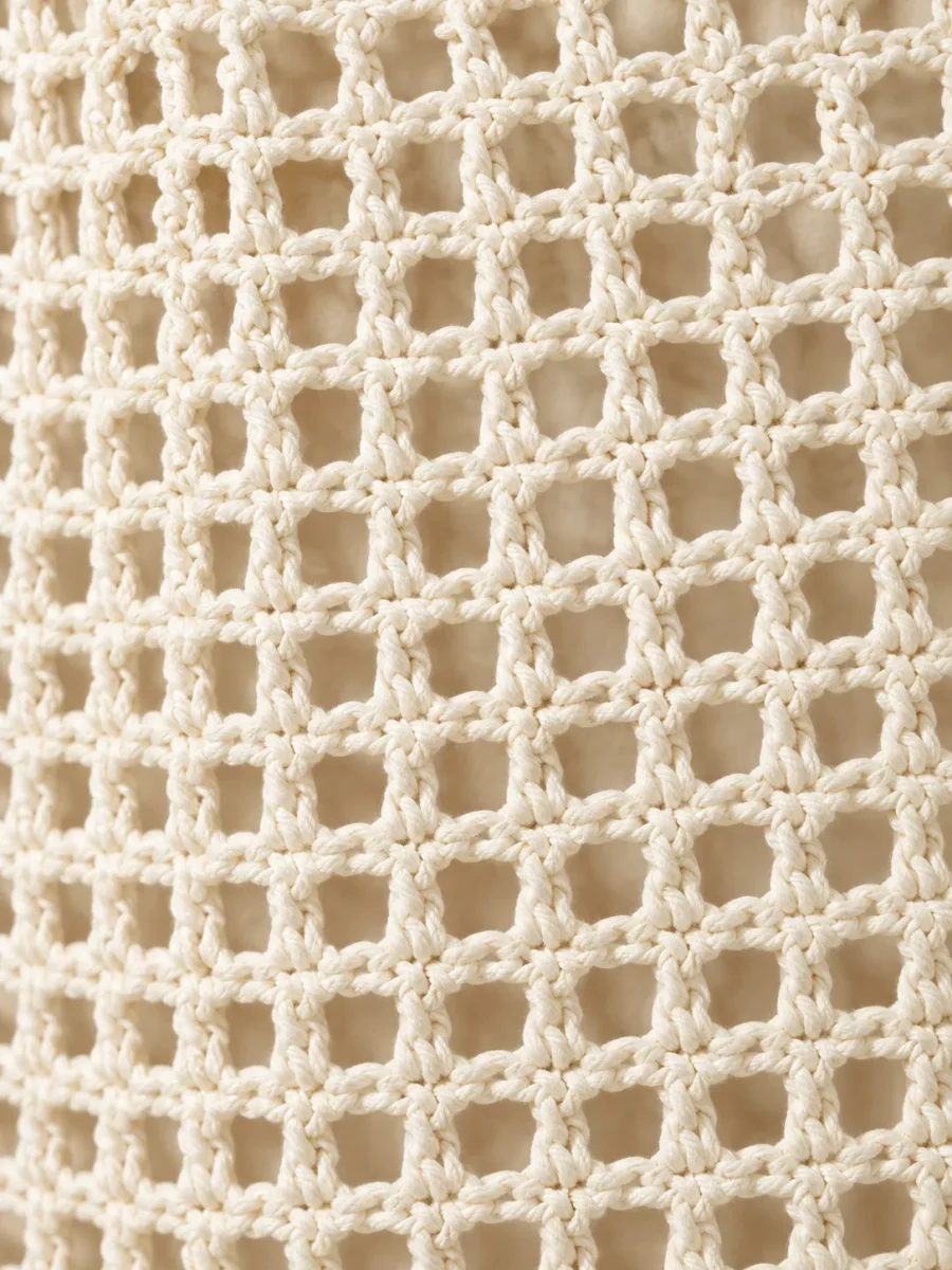 Mesh Tank, close-up of the stitch