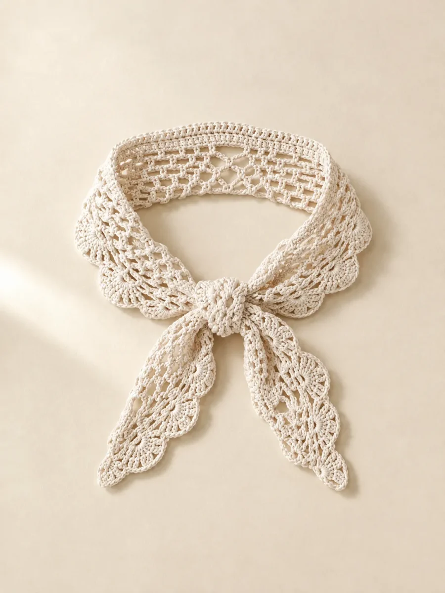 Pineapple Hair Scarf, back or side view