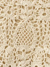 Pineapple Lace Blouse, close-up of the stitch