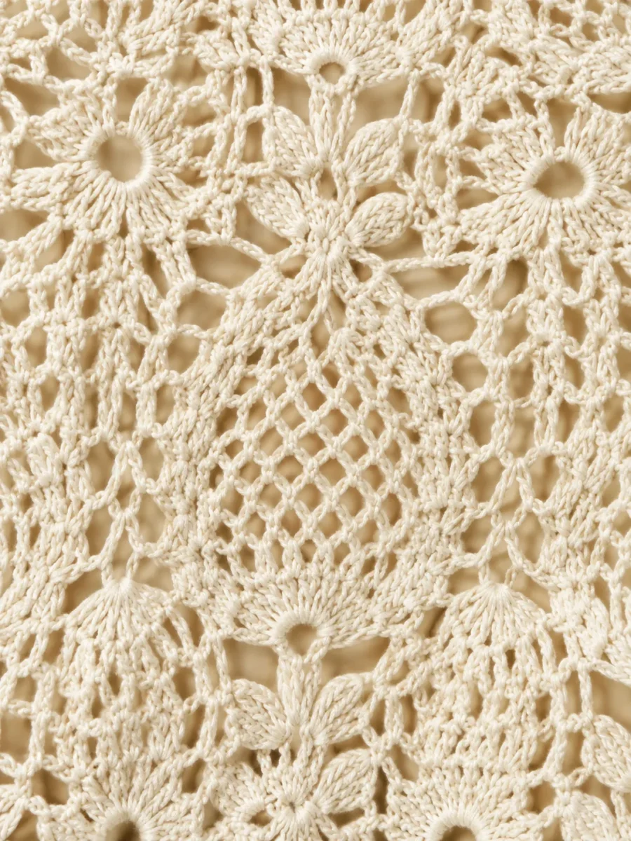 Pineapple Lace Blouse, close-up of the stitch