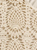Pineapple Maxi Skirt, close-up of the stitch