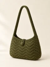 Ripple Baguette Bag, back or side view