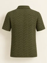 Ripple Collar Top, back or side view