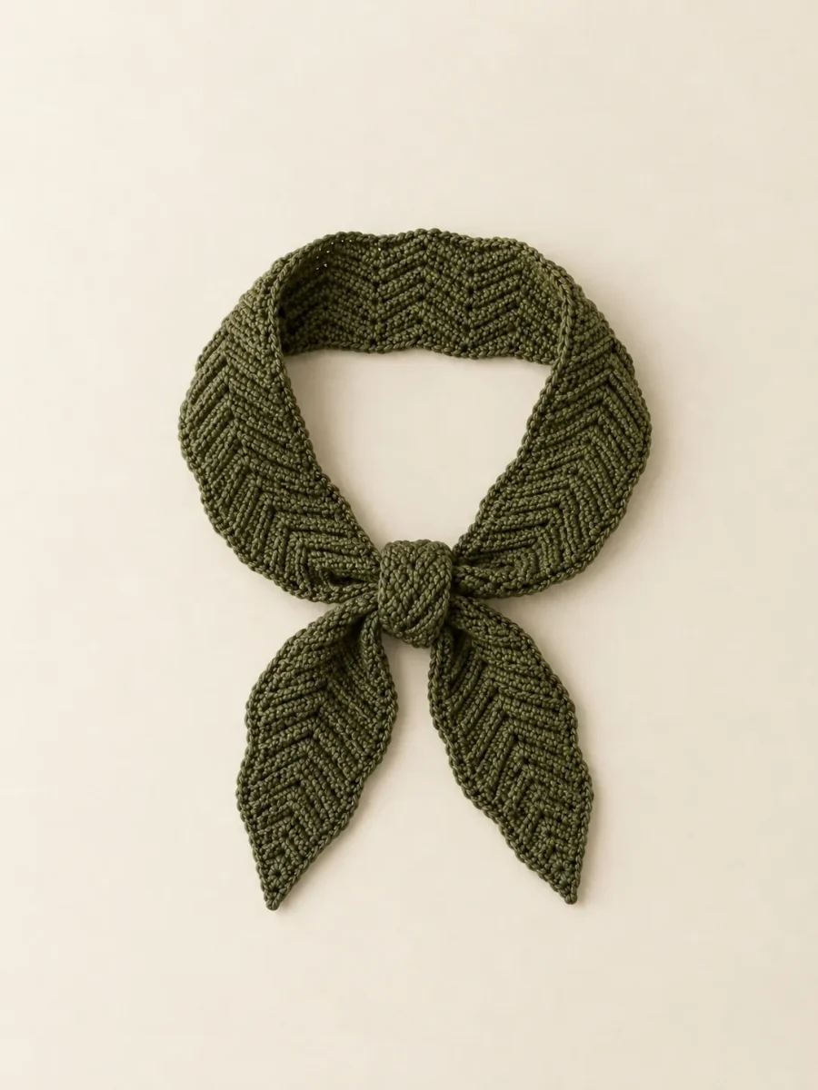 Ripple Hair Scarf, back or side view