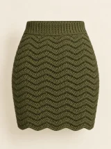 Ripple Mini Skirt, back or side view
