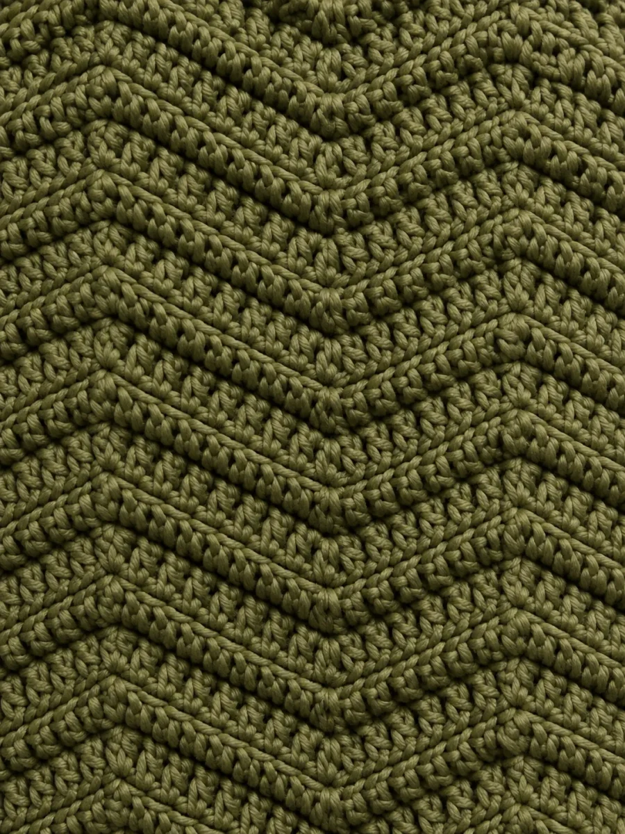 Ripple Mini Skirt, close-up of the stitch