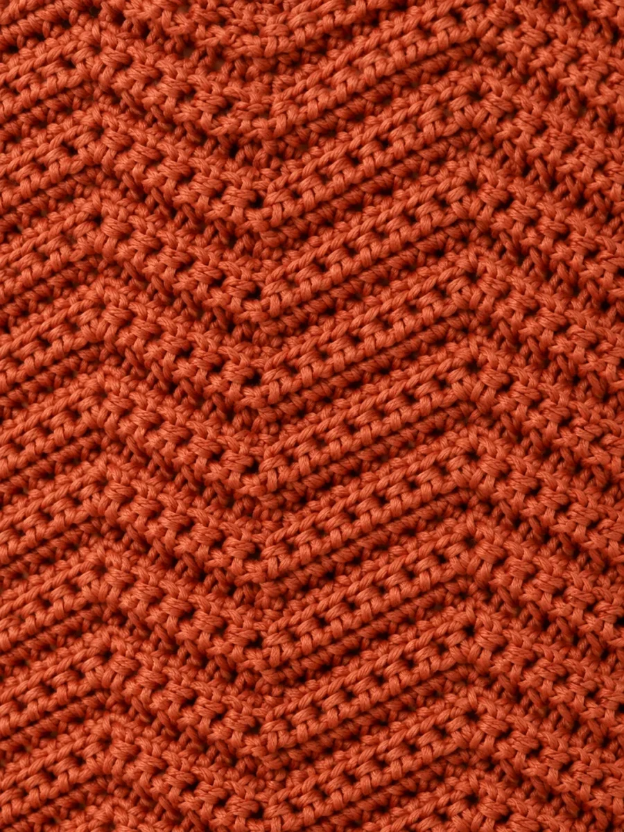 Ripple Tube Top, close-up of the stitch