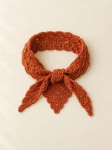 Shell Hair Scarf, back or side view