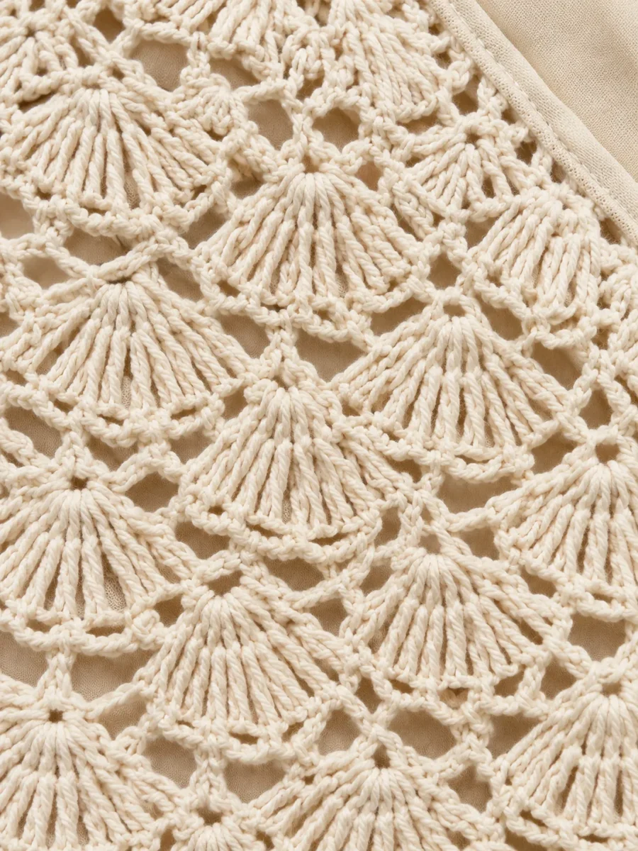 Shell Midi Dress, close-up of the stitch
