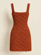 Shell Mini Dress, back or side view