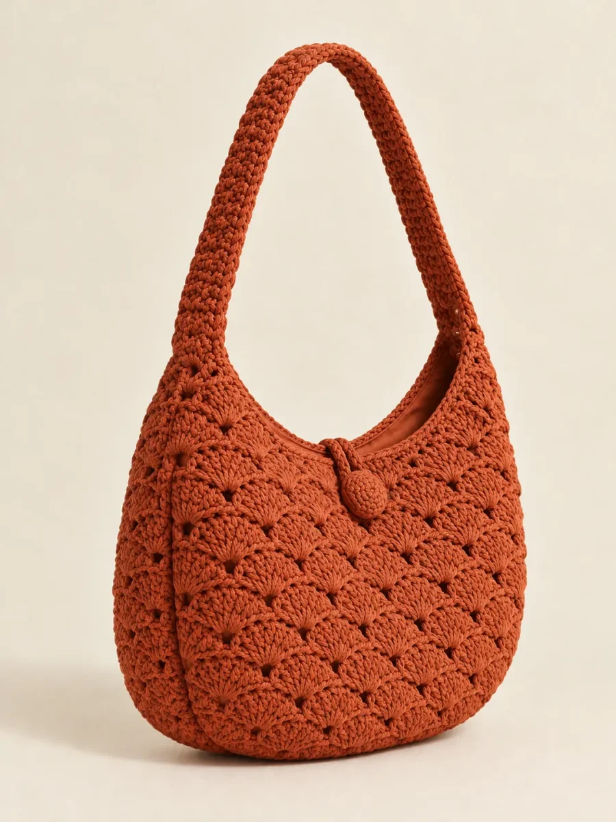 Shell Shoulder Bag, back or side view